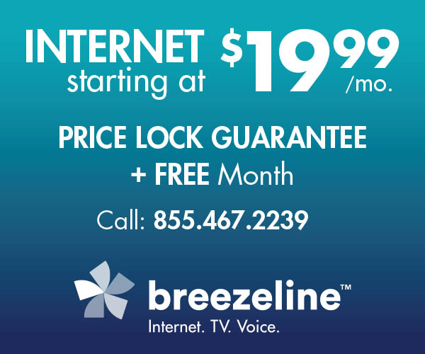 Breezeline: Internet. TV. Voice
Internet starting at $19.99/month
Price Lock guarantee + FREE month
Call 855.467.2239