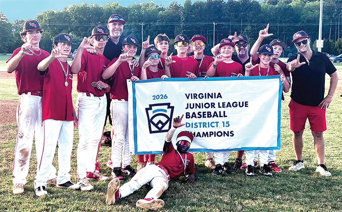 Virginia Junior League Baseball tourney is slated here July 9-14